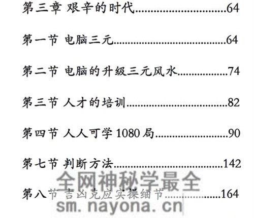 H838《奇门风水一千零八十局》上下册合集PDF电子书2册