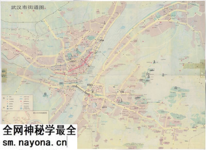 1987年《武汉交通图》预览图1 1987年《武汉交通图》预览图1