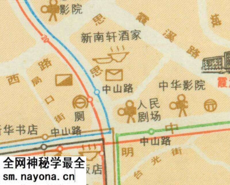 1980年《厦门市交通游览图》预览图2