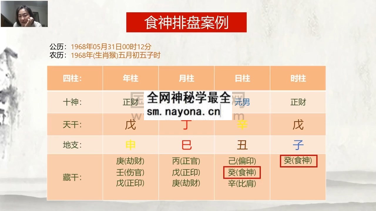孟凌《四柱八字》教学视频22集 约45小时 四柱八字 第1张