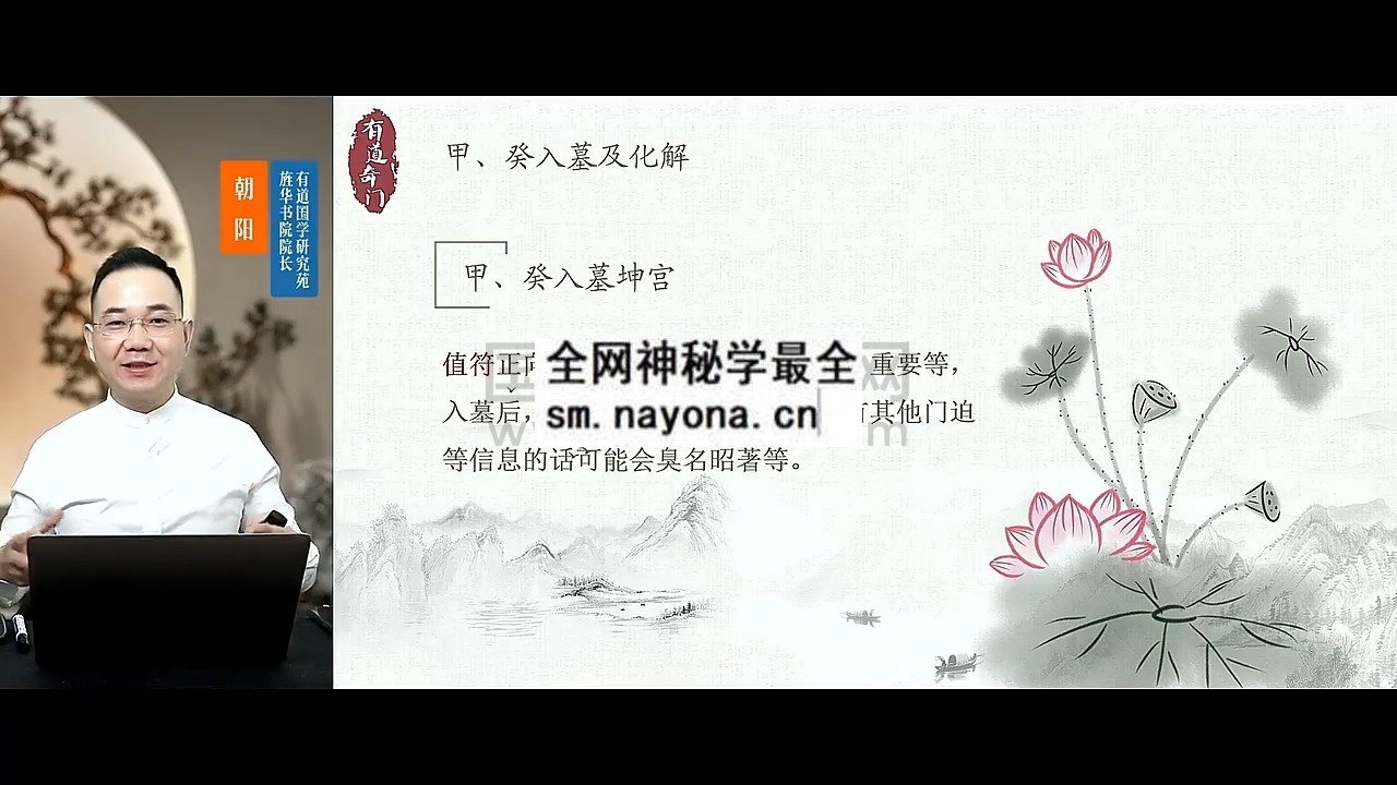 牛朝阳《奇门四害化解》21集视频 约160分钟 奇门遁甲 第1张