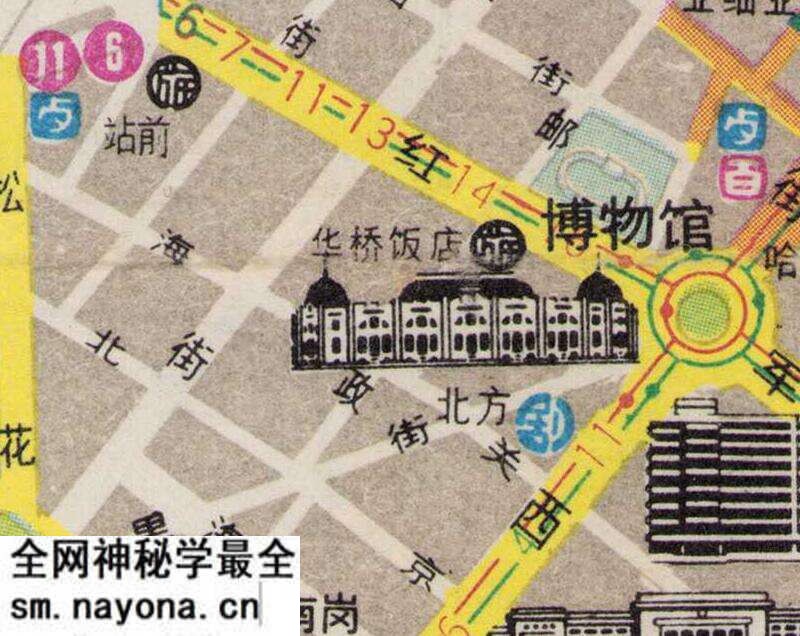 1986年《哈尔滨交通图》预览图3 1986年《哈尔滨交通图》预览图3