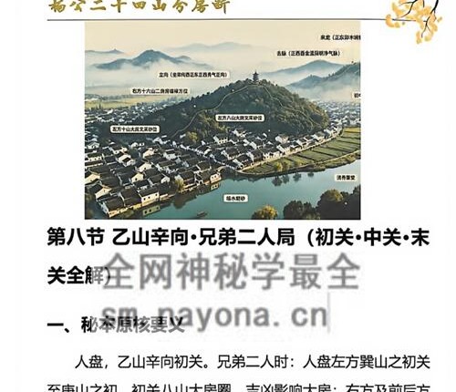 G1688杨公风水二十四山分房断PDF电子书187页