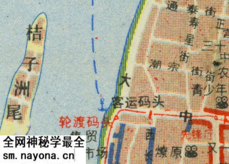 1987年《长沙旅游交通图》预览图3 1987年《长沙旅游交通图》预览图3