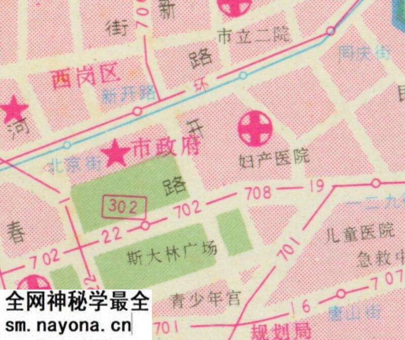1993年《大连交通游览图》预览图2 1993年《大连交通游览图》预览图2
