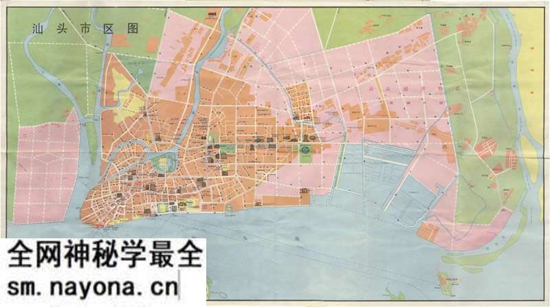 1988年《汕头市交通游览图》预览图1 1988年《汕头市交通游览图》预览图1