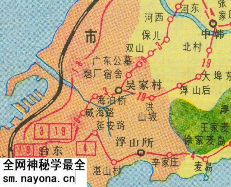 1984年《青岛游览交通图》预览图4