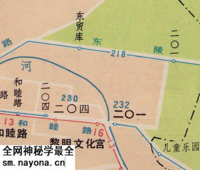1989年《沈阳交通导游图》预览图3 1989年《沈阳交通导游图》预览图3