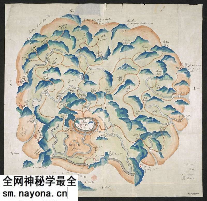 1841年后《定海县舆图》预览图 1841年后《定海县舆图》预览图