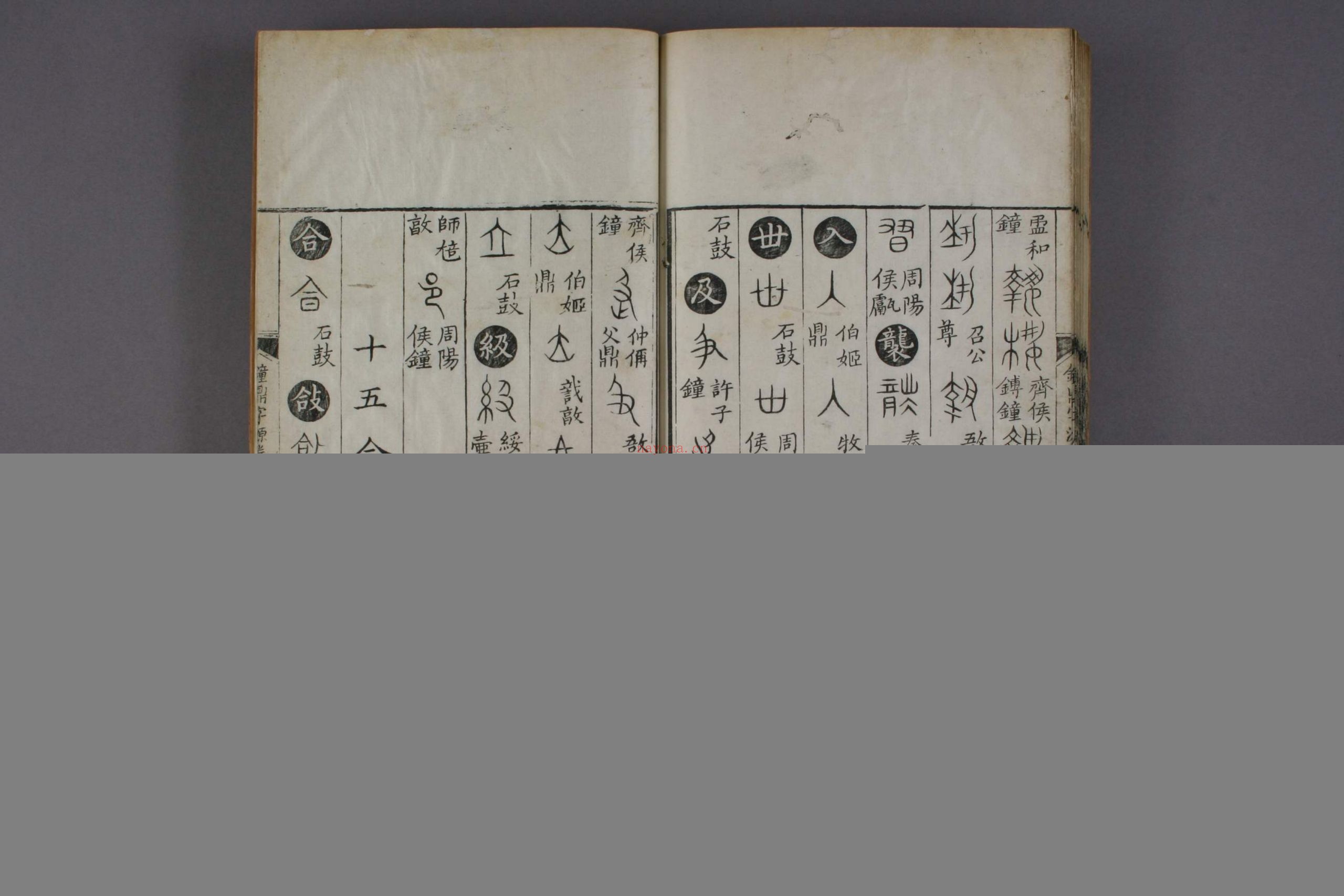 钟鼎字源.卷1-5.汪立名编.一隅草堂藏.康熙55年序