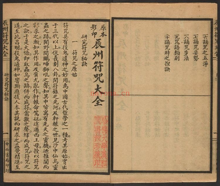 《辰州符咒大全》PDF电子书（237页）