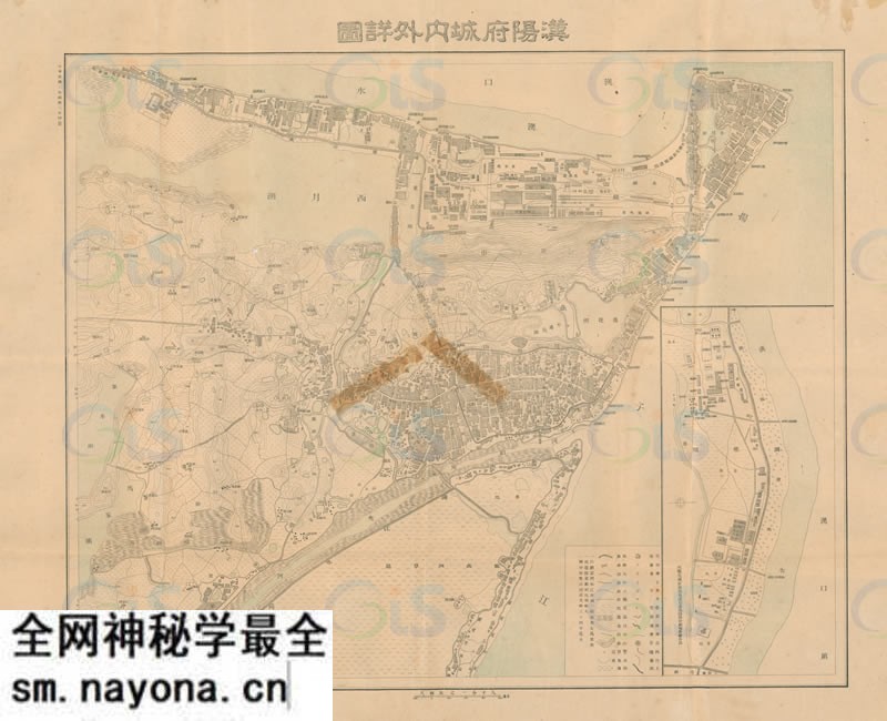 1914年《汉阳府城内外详图》预览图 1914年《汉阳府城内外详图》预览图
