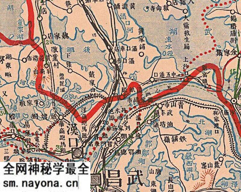 1932年《湖北省舆图》预览图2 1932年《湖北省舆图》预览图2