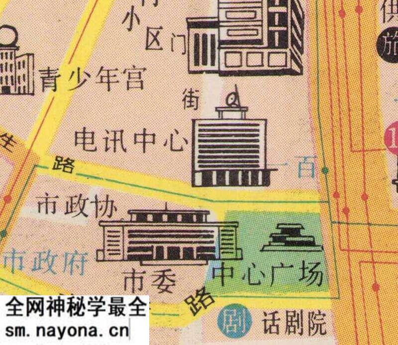 1989年《齐齐哈尔旅游交通图》预览图2 1989年《齐齐哈尔旅游交通图》预览图2