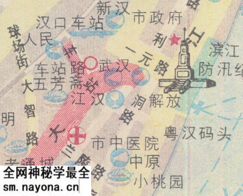 1987年《武汉交通图》预览图2 1987年《武汉交通图》预览图2