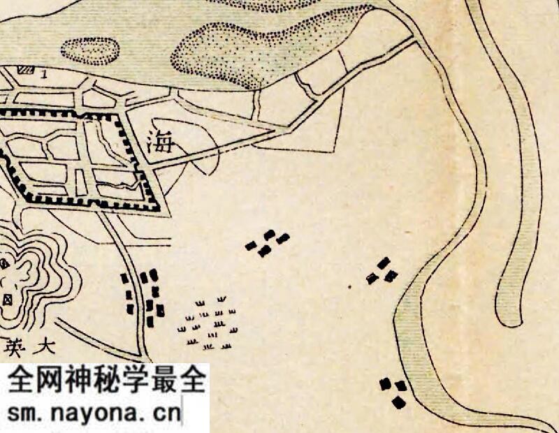 1918年《琼州及海口》地图预览图1 1918年《琼州及海口》地图预览图1