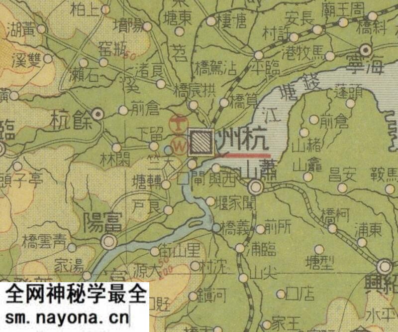 1939年《上海・南京附近》地形图预览图3 1939年《上海・南京附近》地形图预览图3