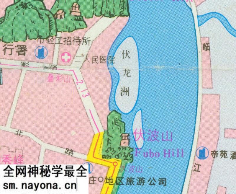 1991年《桂林交通游览图》预览图2 1991年《桂林交通游览图》预览图2