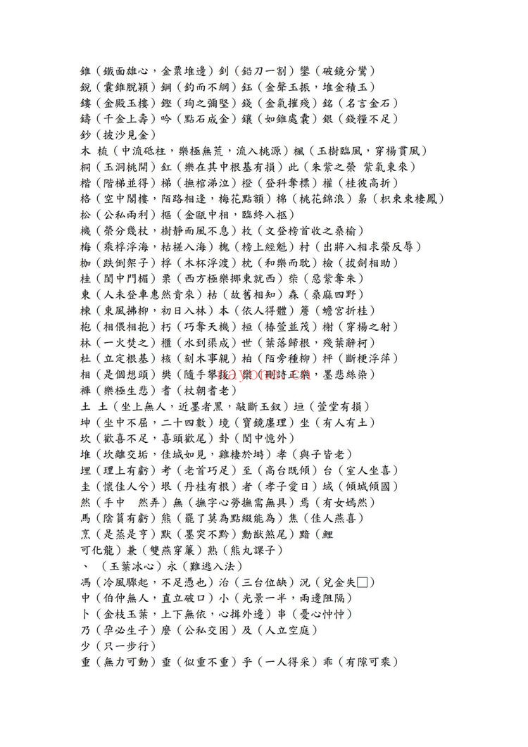 《测字秘牒》PDF电子书（29页）