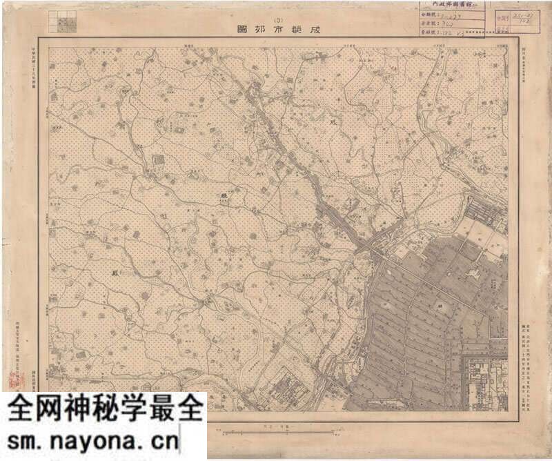 1948年《成都市郊图》预览图3 1948年《成都市郊图》预览图3