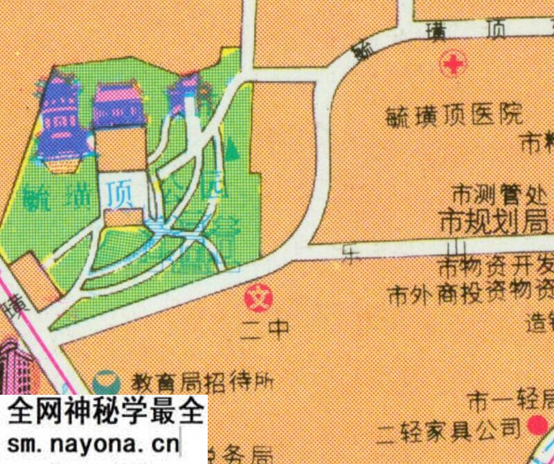 1992年《烟台交通游览图》预览图3 1992年《烟台交通游览图》预览图3