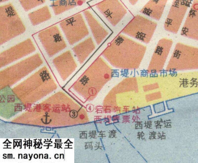 1988年《汕头市交通游览图》预览图4 1988年《汕头市交通游览图》预览图4
