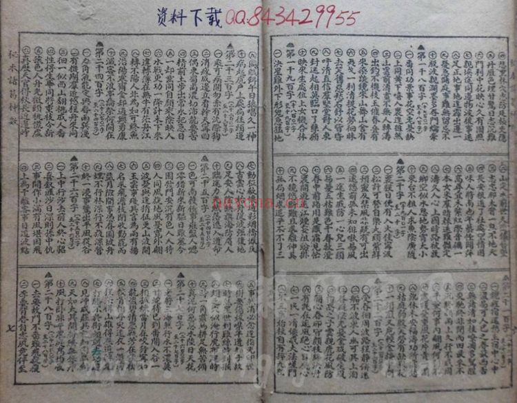 《秘本诸葛神数》PDF电子书（15页）