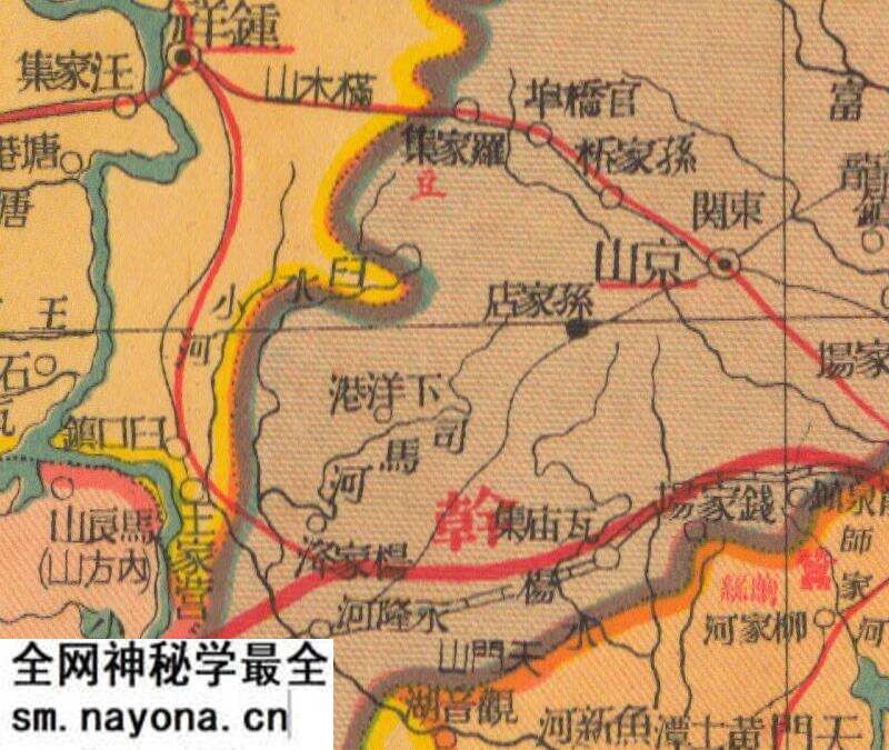 1935年《湖北明细地图》预览图2 1935年《湖北明细地图》预览图2