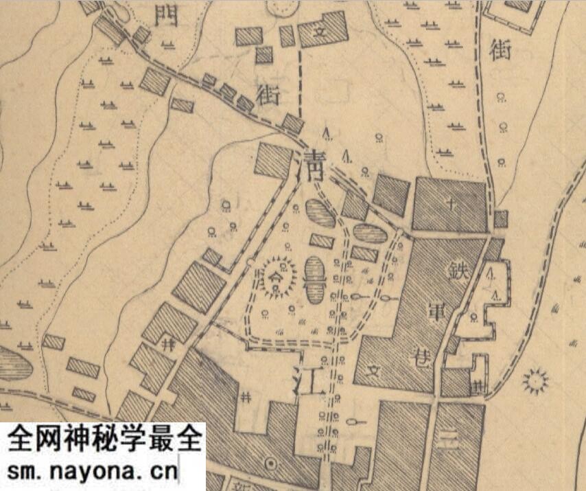 1947年江西《清江县城厢图》预览图1