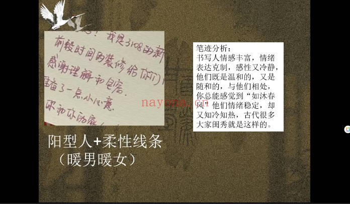 常哥说字笔迹识人教学11集视频 笔迹分析