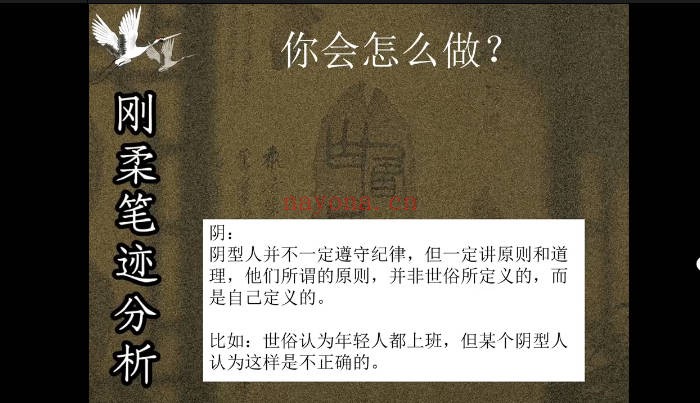 常哥说字笔迹识人教学11集视频 笔迹分析