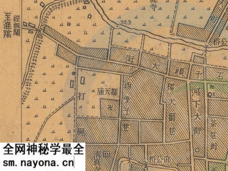 1947年《淮安县城市图》预览图2 1947年《淮安县城市图》预览图2