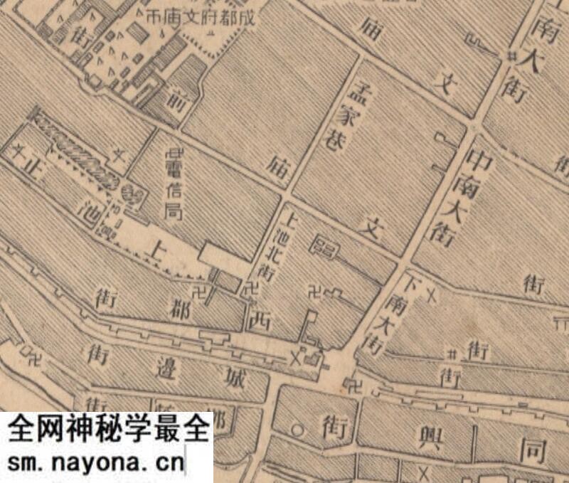 1947年《成都市郊图》预览图2 1947年《成都市郊图》预览图2