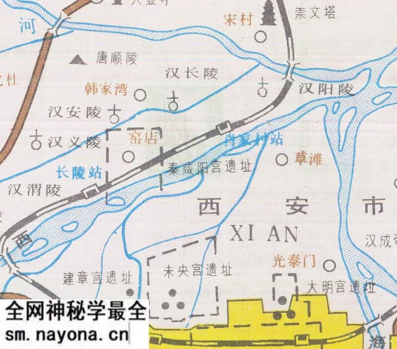 1985年《西安旅游图》预览图2 1985年《西安旅游图》预览图2