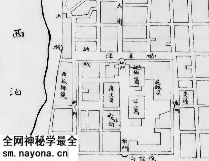1912年《齐齐哈尔城及其附近略图》预览图2 1912年《齐齐哈尔城及其附近略图》预览图2