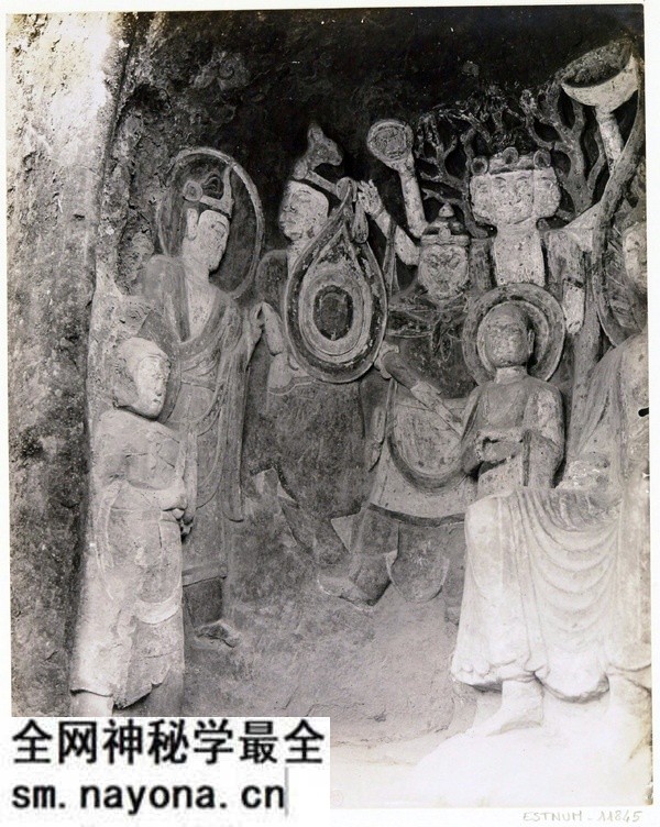 1914年四川广元 千年石窟千佛崖的昔日影像预览图2 1914年四川广元 千年石窟千佛崖的昔日影像预览图2