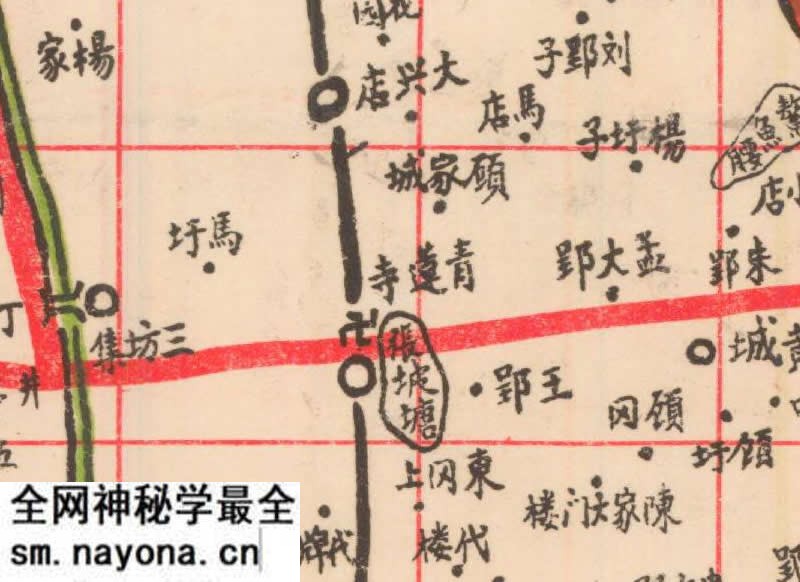 1944年《安徽寿县全图》预览图2