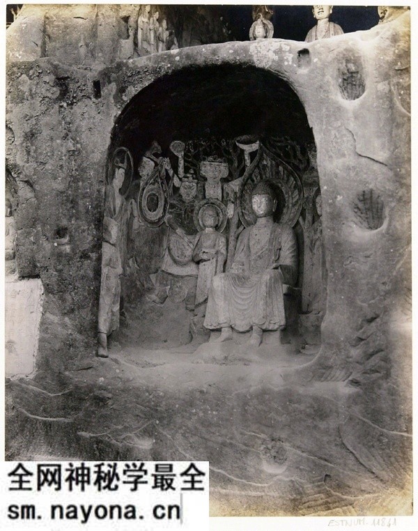 1914年四川广元 千年石窟千佛崖的昔日影像预览图3 1914年四川广元 千年石窟千佛崖的昔日影像预览图3