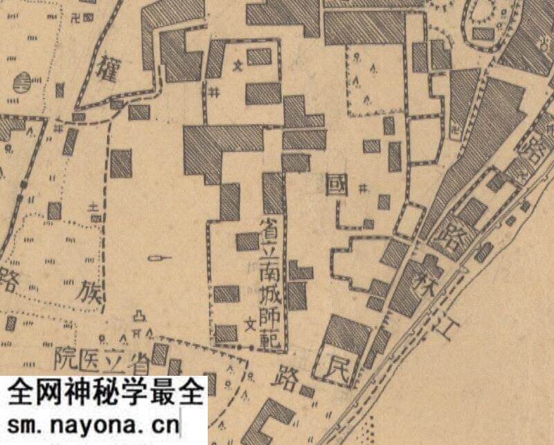 1947年江西《南城县城厢图》预览图3 1947年江西《南城县城厢图》预览图3