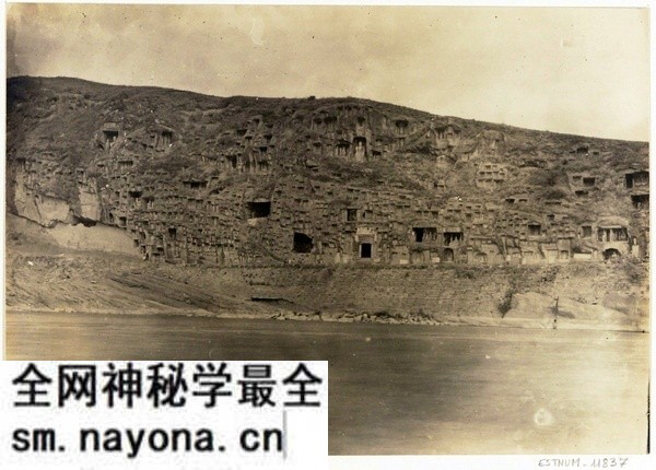1914年四川广元 千年石窟千佛崖的昔日影像预览图 1914年四川广元 千年石窟千佛崖的昔日影像预览图
