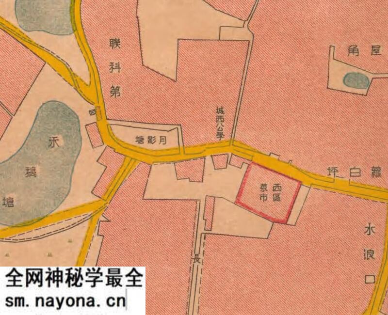 1935年广东《梅县市区全图》预览图3