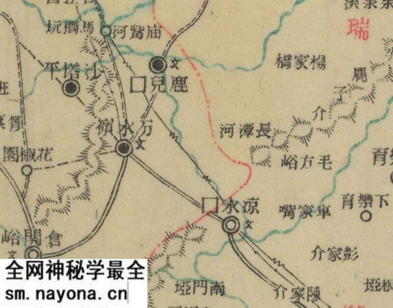 1942年湖南《桑植县图》预览图1 1942年湖南《桑植县图》预览图1