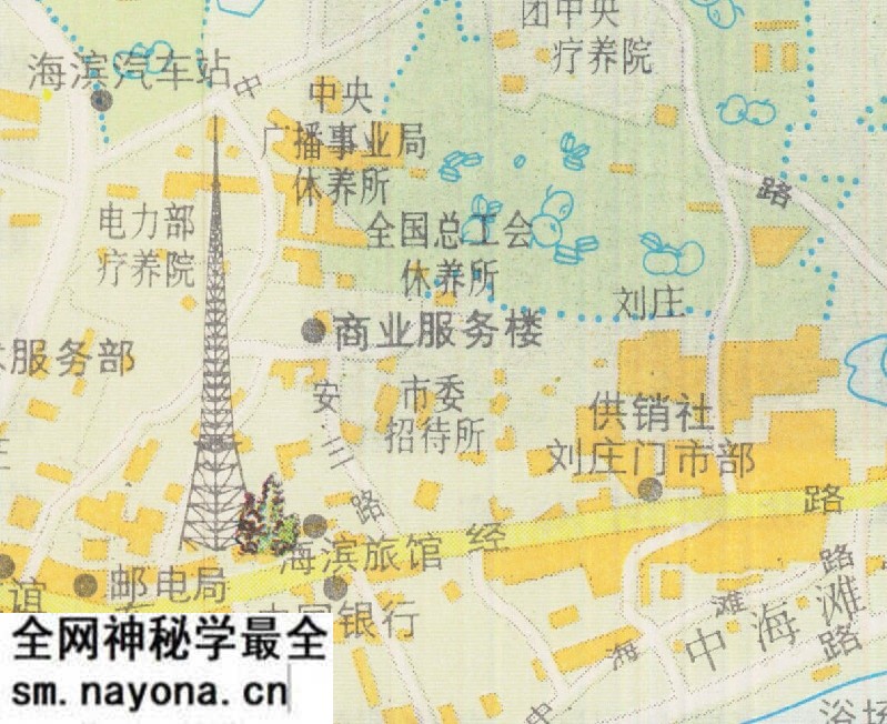 1986年《北戴河游览图》预览图2 1986年《北戴河游览图》预览图2