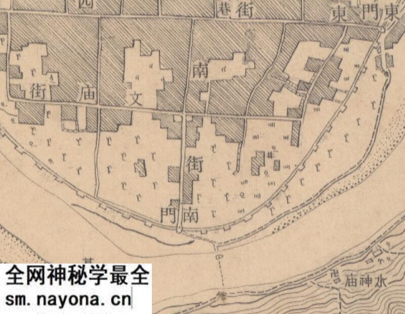 1947年四川《平武县城厢图》预览图2 1947年四川《平武县城厢图》预览图2
