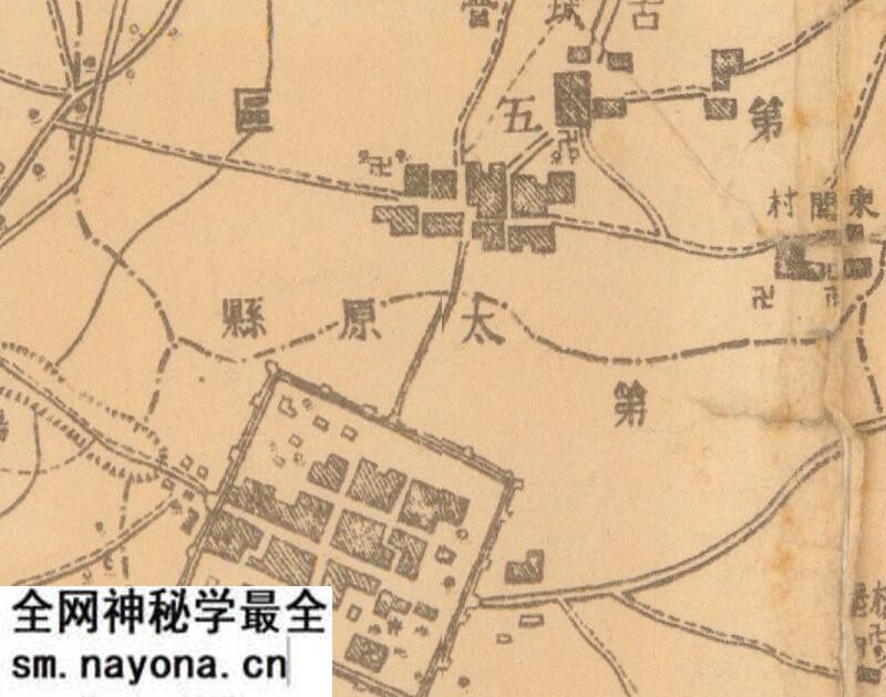 1934年《太原近傍情报图》其一预览图3 1934年《太原近傍情报图》其一预览图3