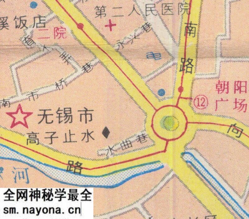 1987年《无锡旅游图》预览图2 1987年《无锡旅游图》预览图2