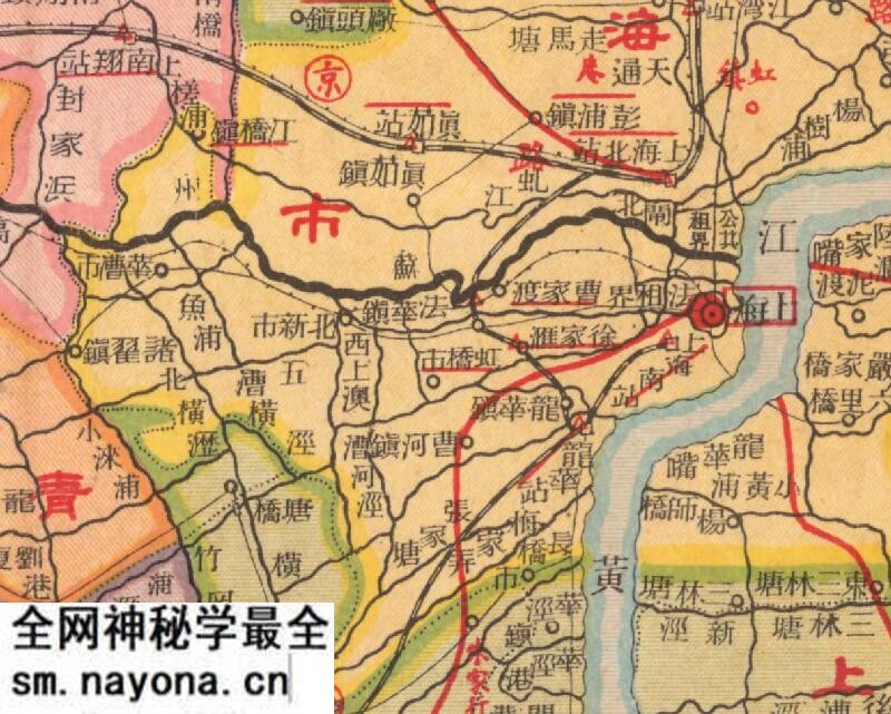 民国江苏《京沪地域形势图》预览图2 民国江苏《京沪地域形势图》预览图2