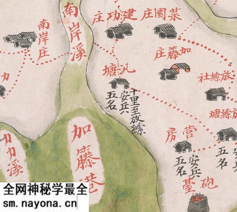 1735-1759年《台湾府汛塘图》预览图4