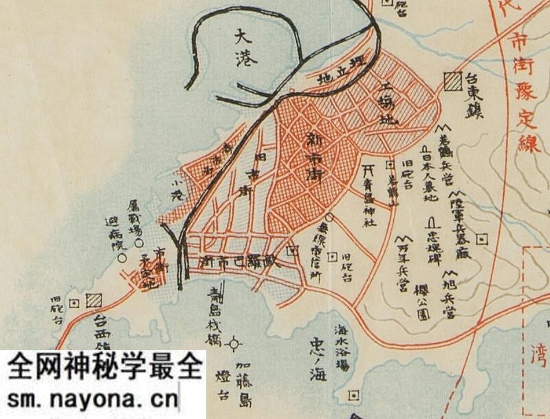 1919年《青岛租界地略图》预览图1 1919年《青岛租界地略图》预览图1