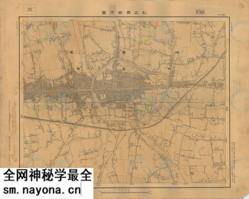 1947年《吴淞口城市图》预览图 1947年《吴淞口城市图》预览图